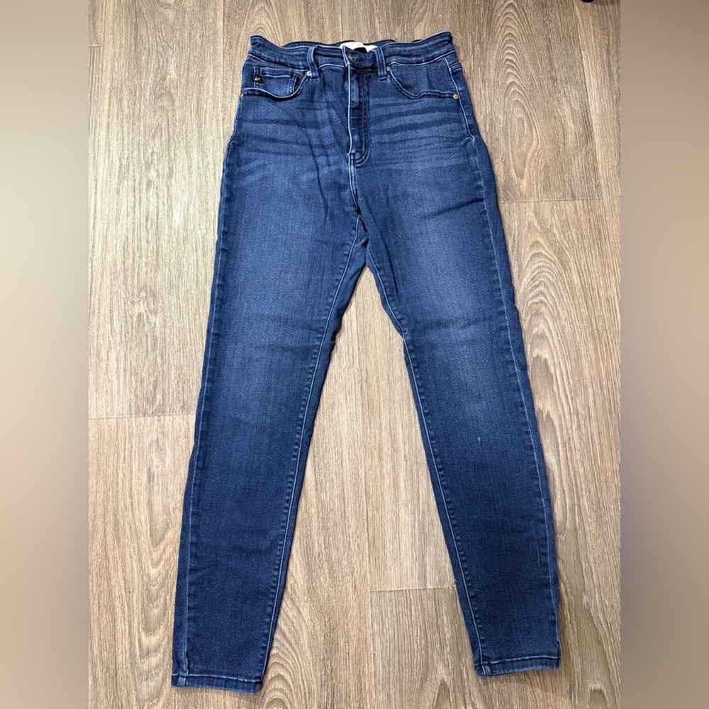 High-Rise Dark Blue Women’s Jeans